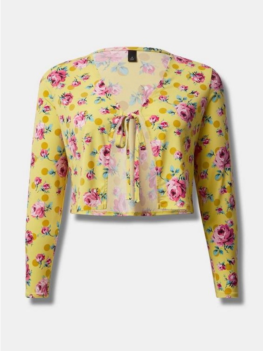 NWOT Torrid+ Betsey Johnson Studio Knit Tie Front Crop Cardigan